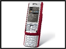 Srebrna, Nokia E65, Czerwona
